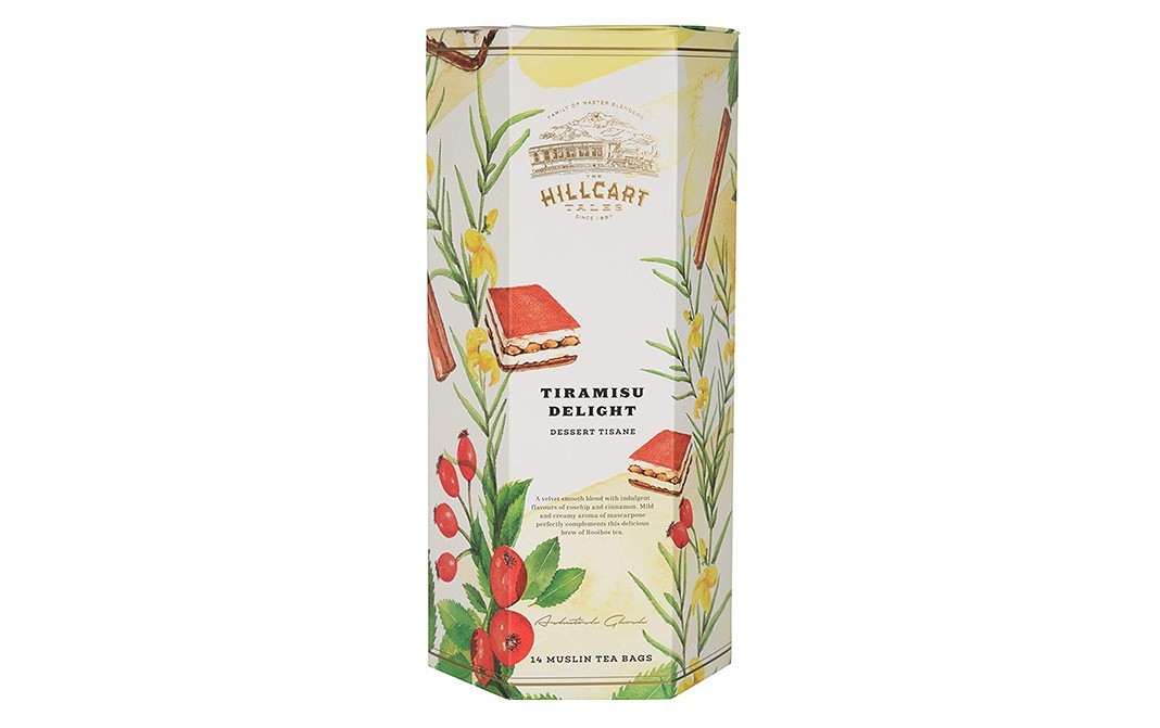 Hillcart Tales Tiramisu Delight Dessert Tisane   Box  14 pcs